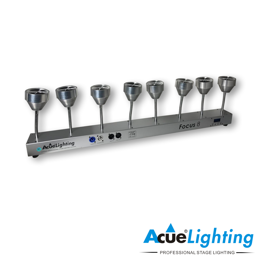 Focus 8 LED Pinspot Bar Package