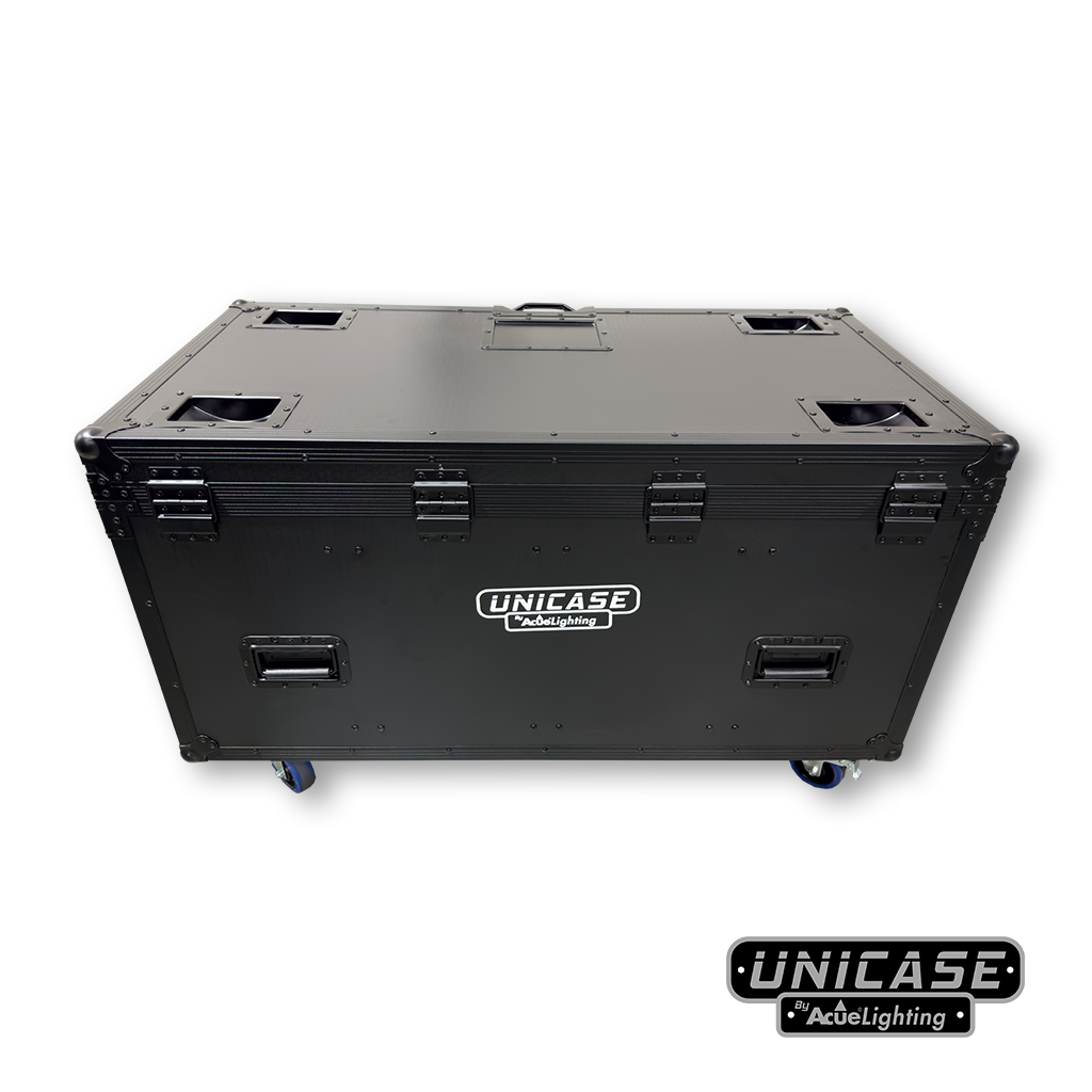 Heavy Duty Power Distro Cable Trunk Case Black (3 Divider)