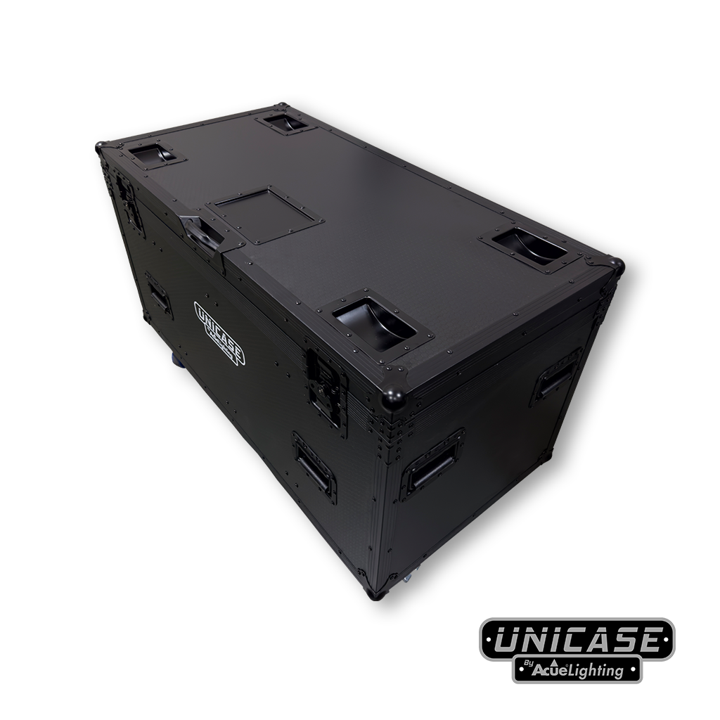 Heavy Duty Power Distro Cable Trunk Case Black (3 Divider)